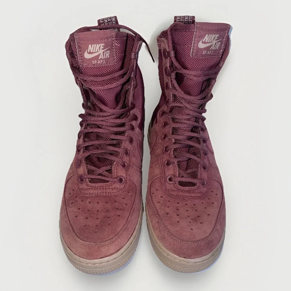 Nike Air Force 1 SF AF1 Women's Size 6.5 Vintage Wine Force is Female AJ1700-600